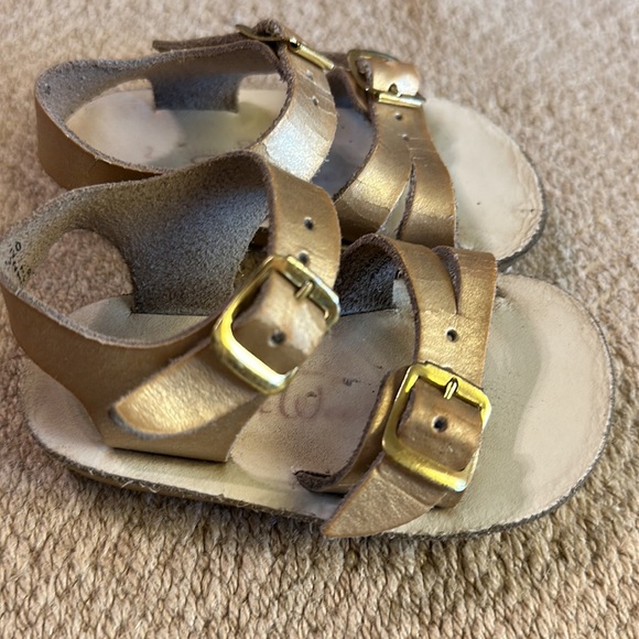 Sun-San Sea Wee Salt Water Sandals in Gold - Picture 3 of 6
